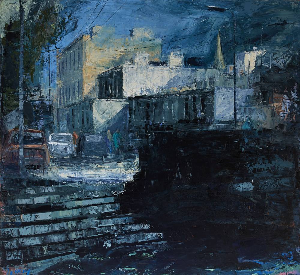 COMPOSITION WITH STEPS, D�N LAOGHAIRE AND MONKSTOWN, COUNTY DUBLIN, 2003 by Donald Teskey sold for �29,000 at Whyte's Auctions