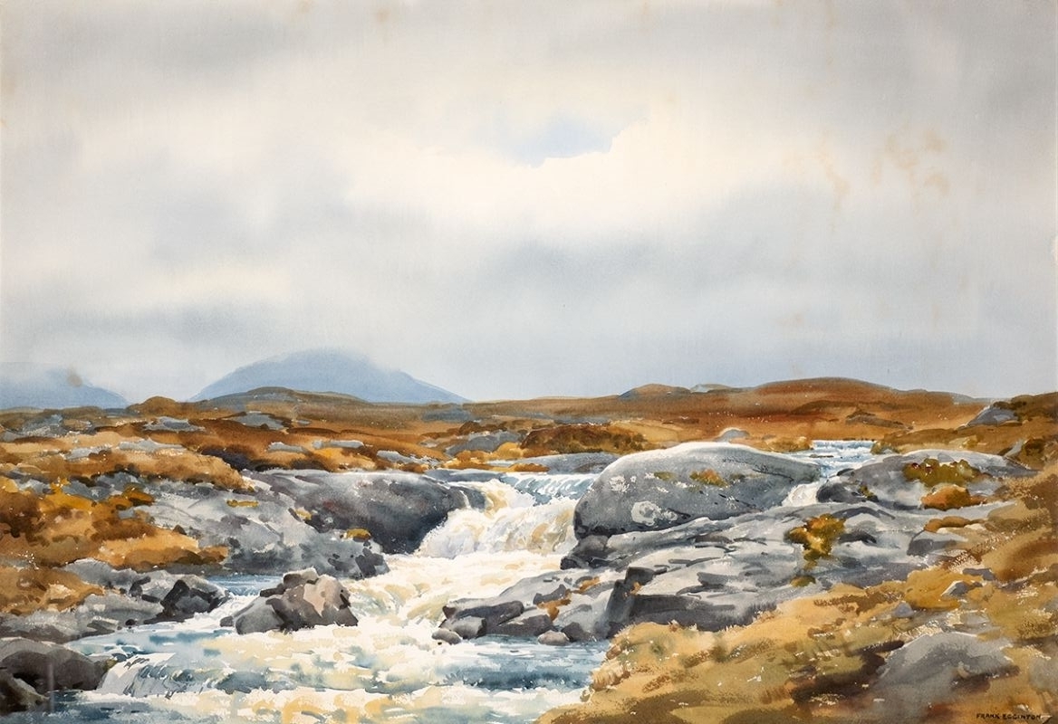 AUTUMN, NEAR MAAM CROSS, CONNEMARA by Frank Egginton sold for 750 at Whyte's Auctions