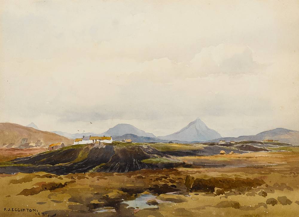 ERRIGAL FROM BLOODY FORELAND, COUNTY DONEGAL, 1931 by Frank Egginton sold for 900 at Whyte's Auctions