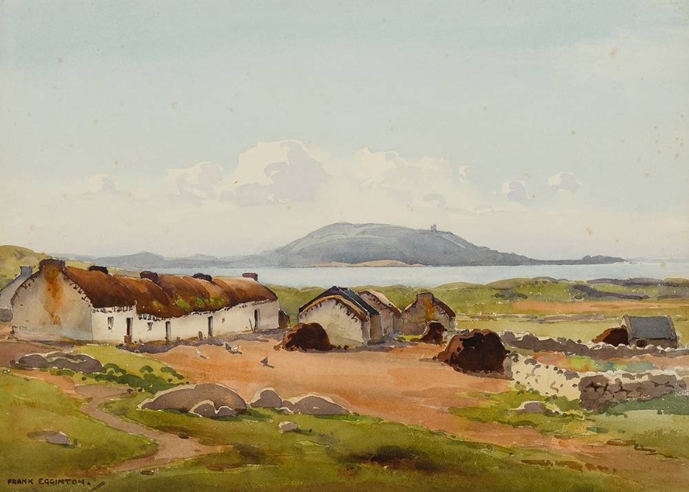 MELMORE HEAD FROM BALLYHOORISKY, COUNTY DONEGAL by Frank Egginton RCA (1908-1990) at Whyte's Auctions