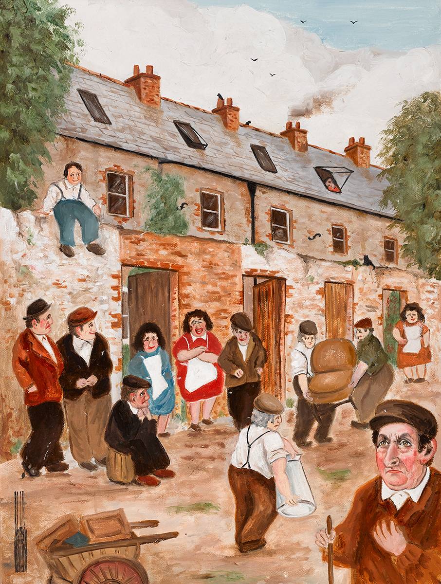 A NEW NEIGHBOUR, FERRYBANK, 2006 by John Schwatschke sold for 500 at Whyte's Auctions