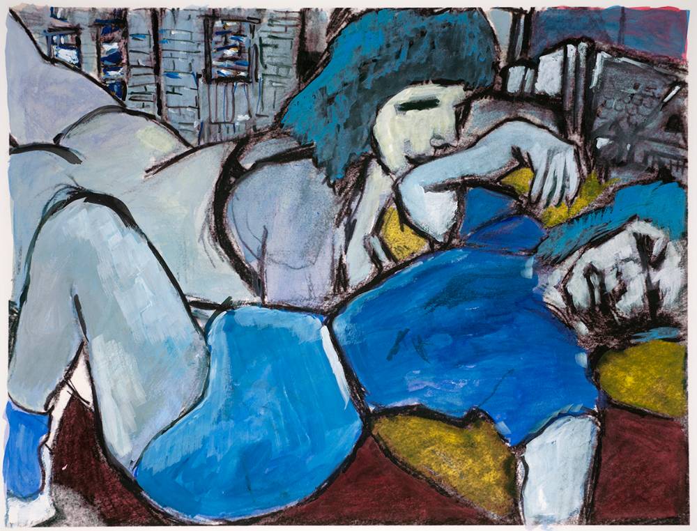TWO SISTERS [THE DRAWN BLANK SERIES], 2008 by Bob Dylan sold for 1,600 at Whyte's Auctions