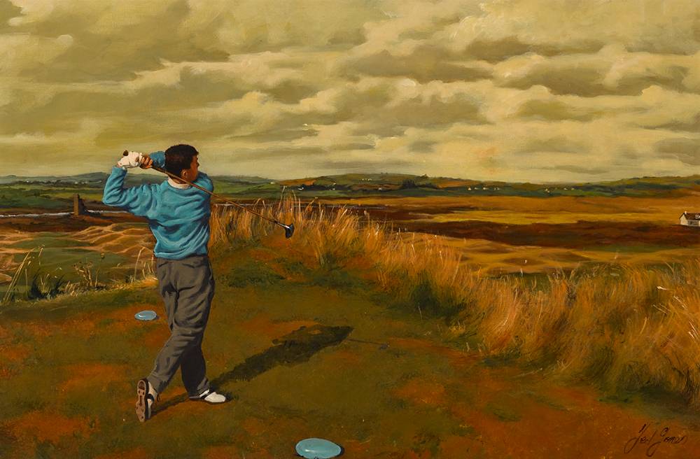 GOLFER by Ted Jones (1952-2017) at Whyte's Auctions