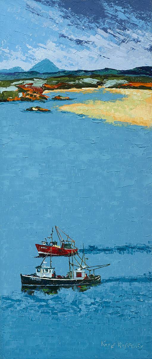 SETTING OFF, CRUIT ISLAND, COUNTY DONEGAL by Kate Rafferty (20th/21st Century) at Whyte's Auctions