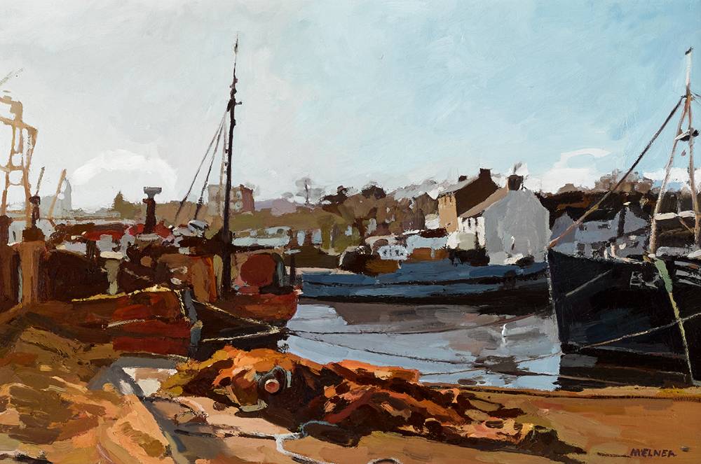 ARDGLASS HARBOUR, COUNTY DOWN, 1993 by Trevor McElnea (b. 1957) at Whyte's Auctions
