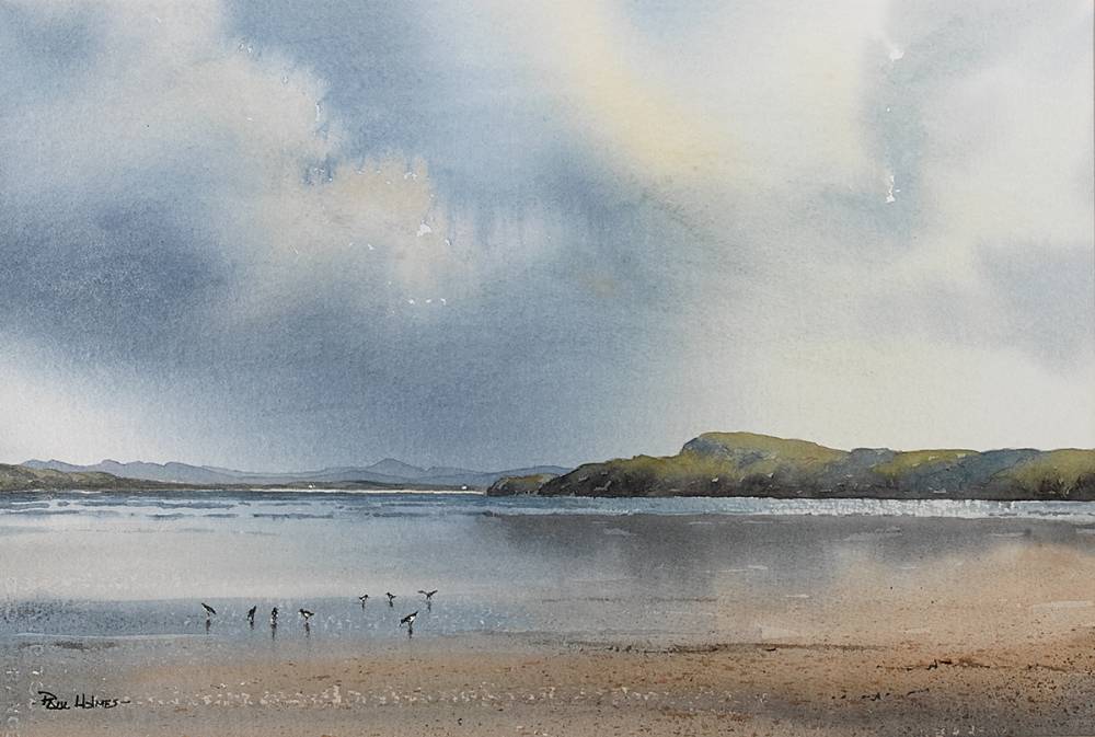 MARBLE HILL STRAND, COUNTY DONEGAL by Paul Holmes sold for 190 at Whyte's Auctions