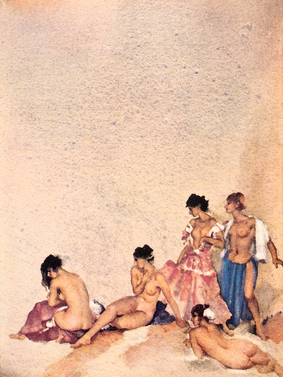 MUTINOUS MAIDS by Sir William Russell Flint sold for �110 at Whyte's Auctions