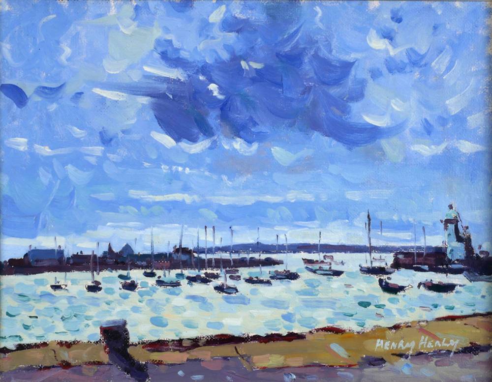HOWTH HARBOUR by Henry Healy sold for 680 at Whyte's Auctions