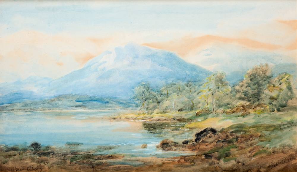 MIDDLE LAKE, KILLARNEY, COUNTY KERRY by Alexander Williams RHA (1846-1930) at Whyte's Auctions