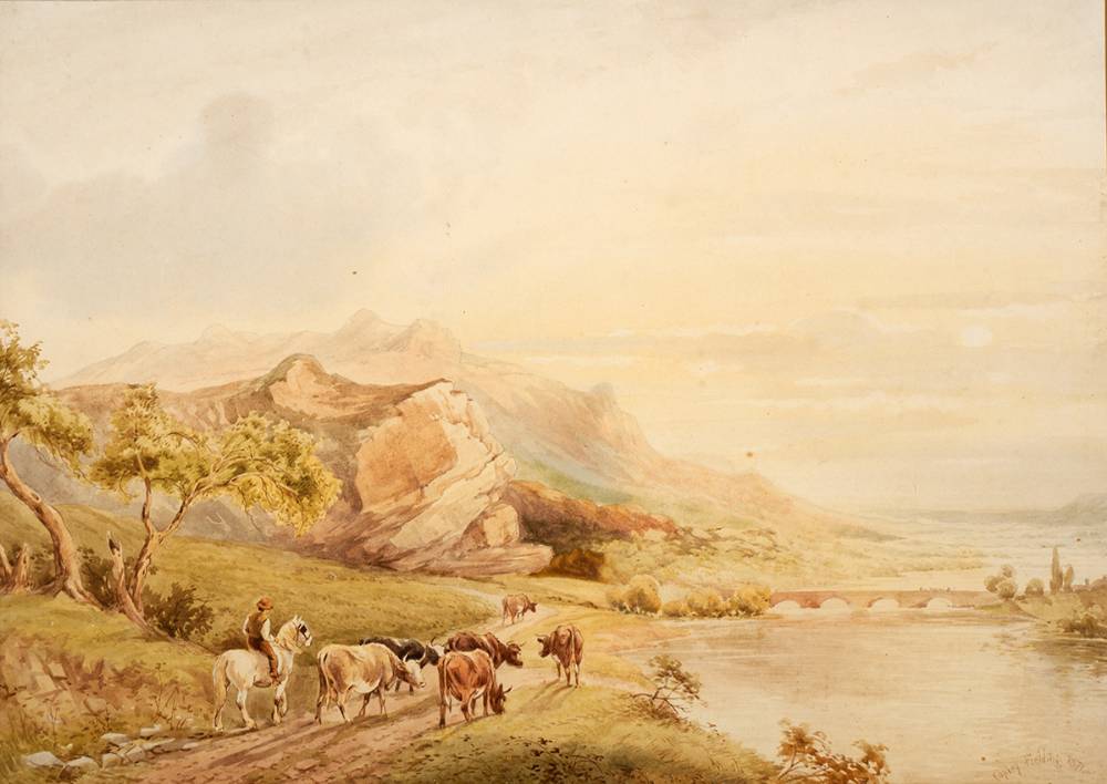 BRINGING THE HERD HOME, 1871 at Whyte's Auctions