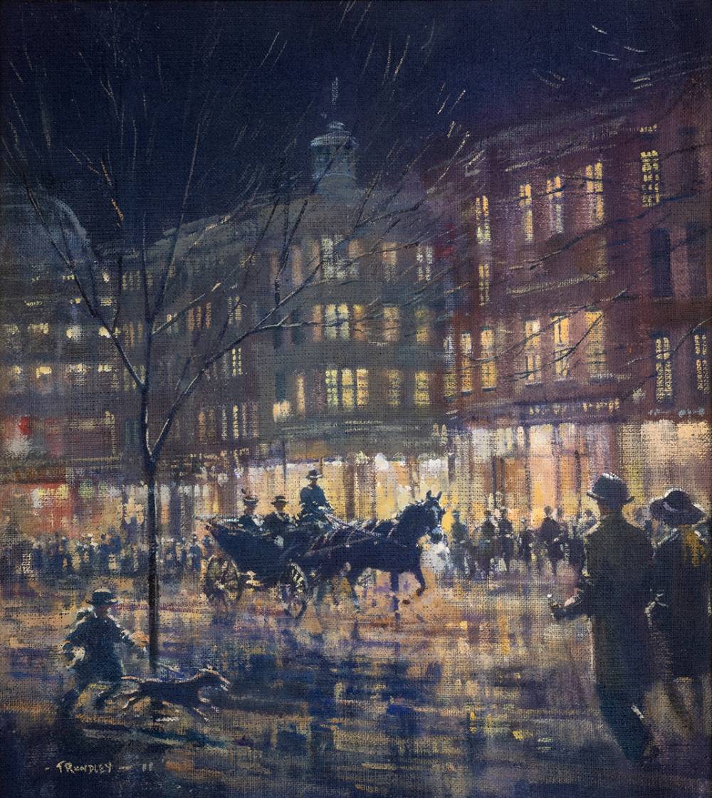 CITY NIGHTSCAPE, 2011 by David Trundley (b.1949) at Whyte's Auctions