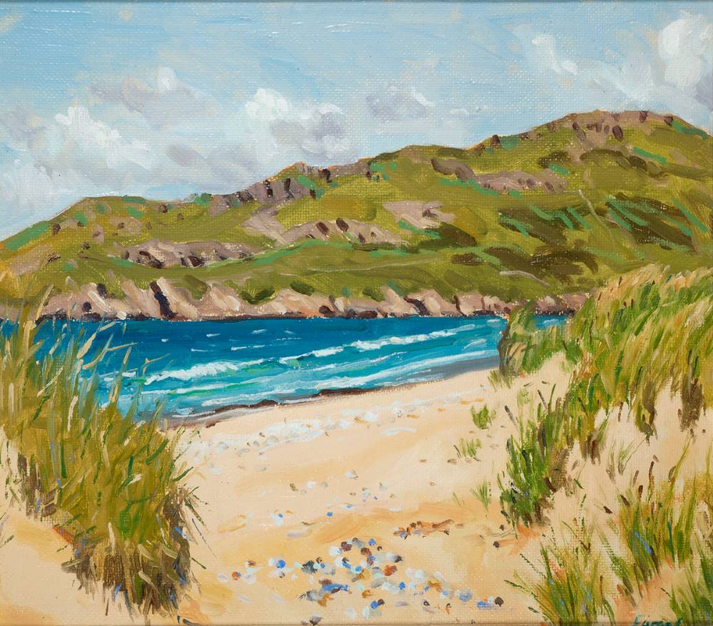 TRANAROSSAN BAY, COUNTY DONEGAL by Fergal Flanagan (b.1948) at Whyte's Auctions