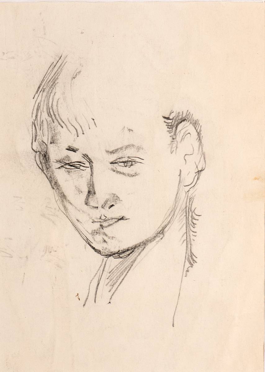 FACE STUDY by Daniel O'Neill (1920-1974) at Whyte's Auctions