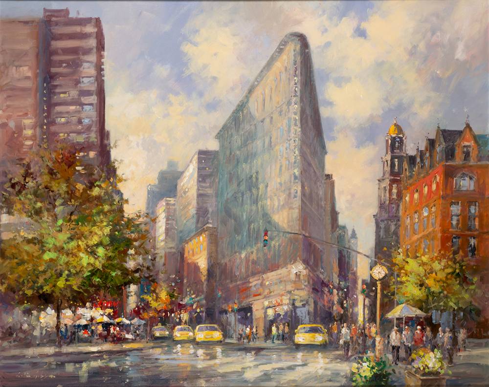 THE FLATIRON, NEW YORK, 2022 by Colin Gibson sold for 2,700 at Whyte's Auctions
