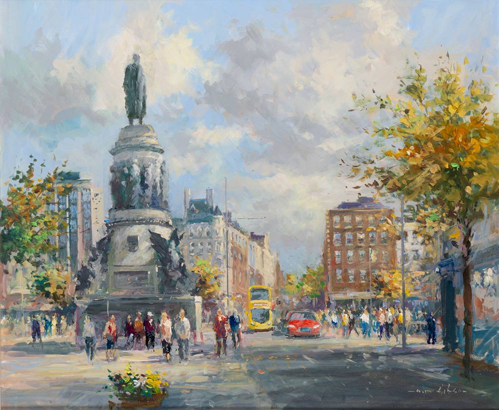 O'CONNELL STREET, DUBLIN, 2022 by Colin Gibson (b.1948) at Whyte's Auctions