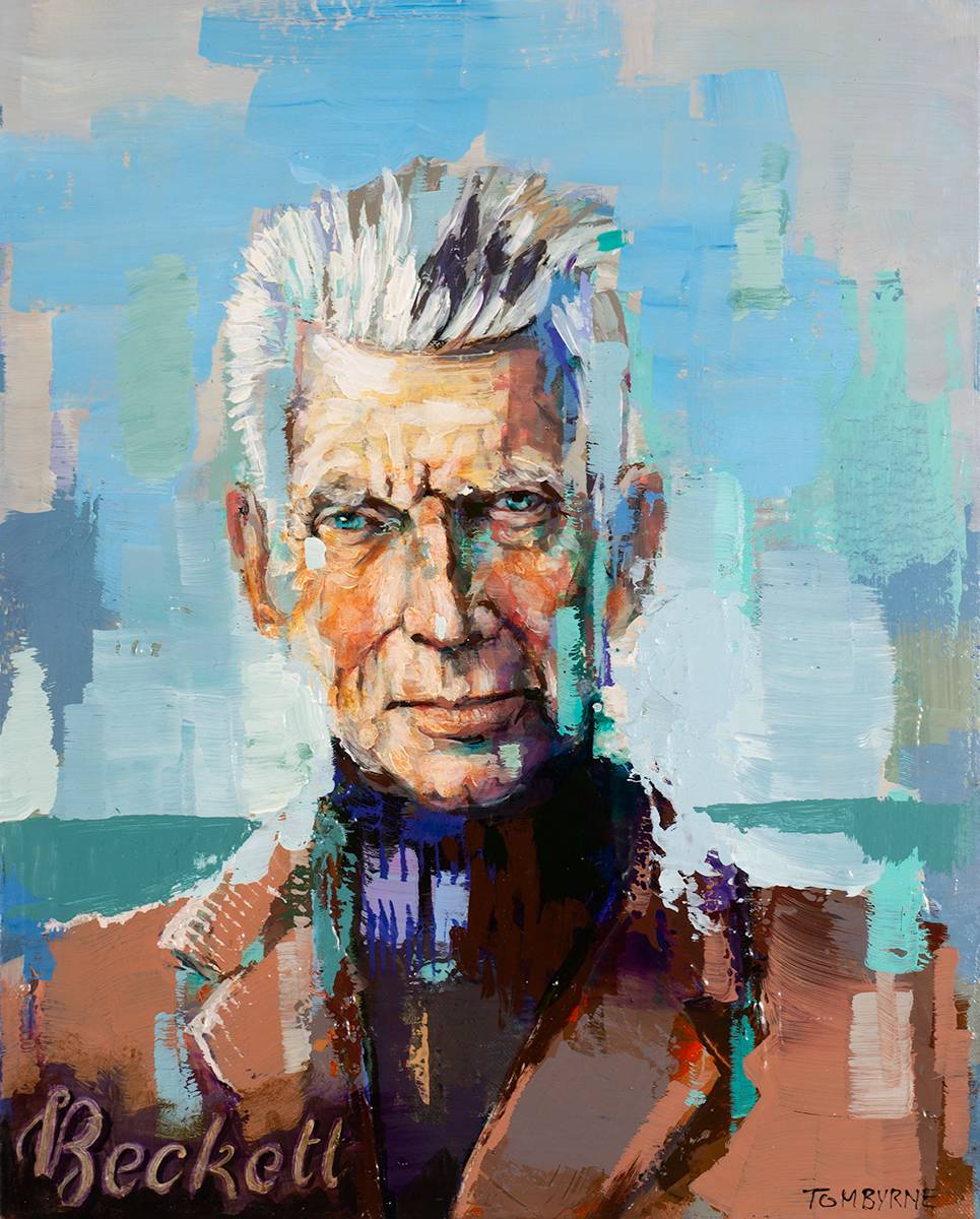 PORTRAIT OF SAMUEL BECKETT by Tom Byrne sold for 380 at Whyte's Auctions