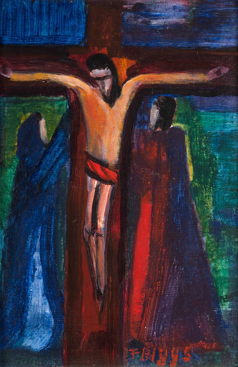 CRUCIFIXION by Frances Biggs sold for 380 at Whyte's Auctions