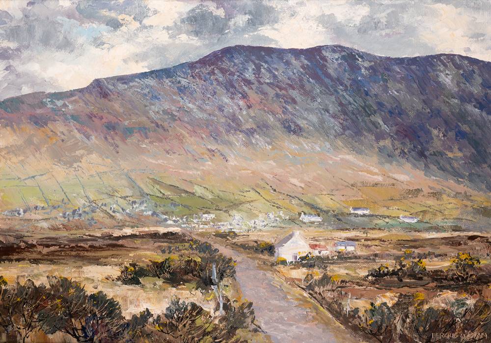 THE ROAD TO DUGORT, ACHILL ISLAND by Fergus O'Ryan RHA (1911-1989) at Whyte's Auctions