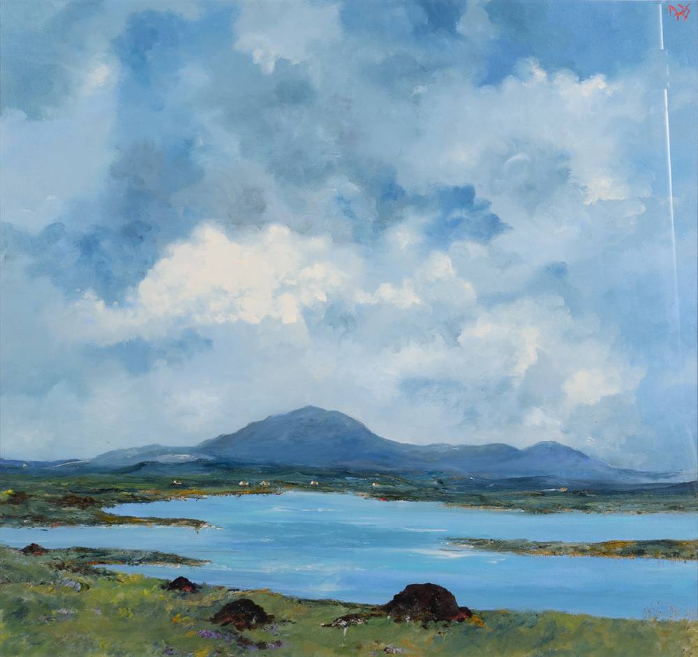 PASSING CLOUDS, COUNTY DONEGAL by David Gordon Hughes sold for �540 at Whyte's Auctions