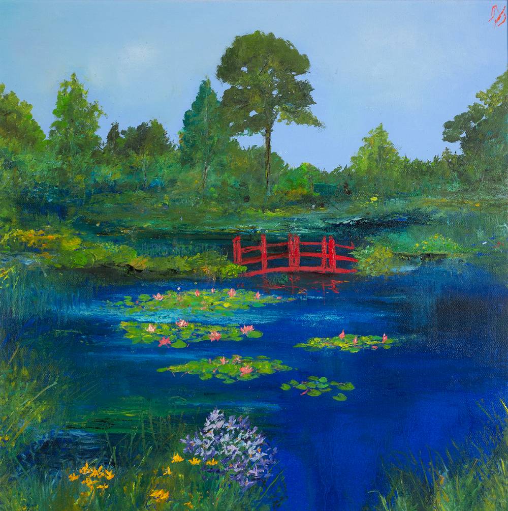 JAPANESE GARDEN, KILDARE by David Gordon Hughes (b.1957) at Whyte's Auctions