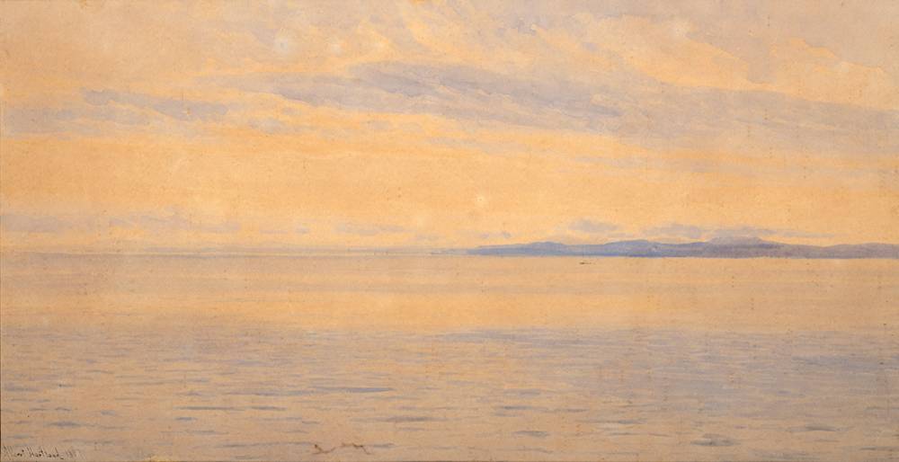 SEASCAPE, 1887 by Henry Albert Hartland sold for 240 at Whyte's Auctions