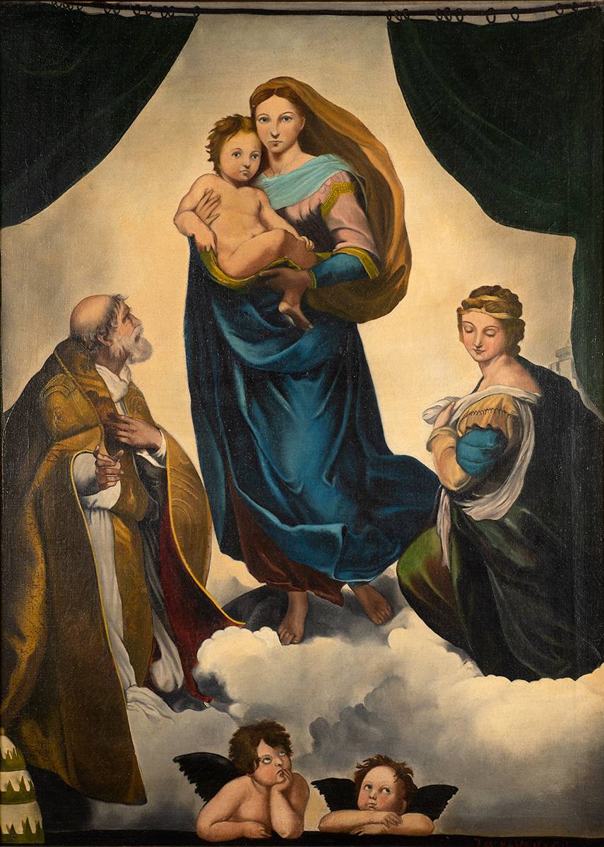 THE SISTINE MADONNA, AFTER RAPHAEL by J. M. Kavanagh  at Whyte's Auctions
