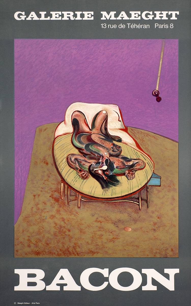 LYING FIGURE, 1983 [EXHIBITION POSTER] by Francis Bacon (1909-1992) at Whyte's Auctions