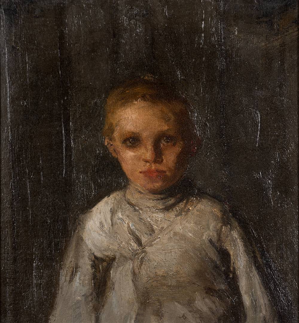 PORTRAIT OF A YOUNG BOY by Estella Frances Solomons sold for �520 at Whyte's Auctions