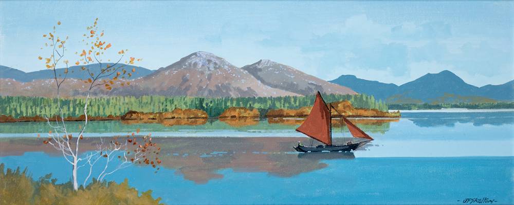 AUTUMN BREEZE, BALLYNAHINCH, CONNEMARA by John Francis Skelton (b.1954) at Whyte's Auctions