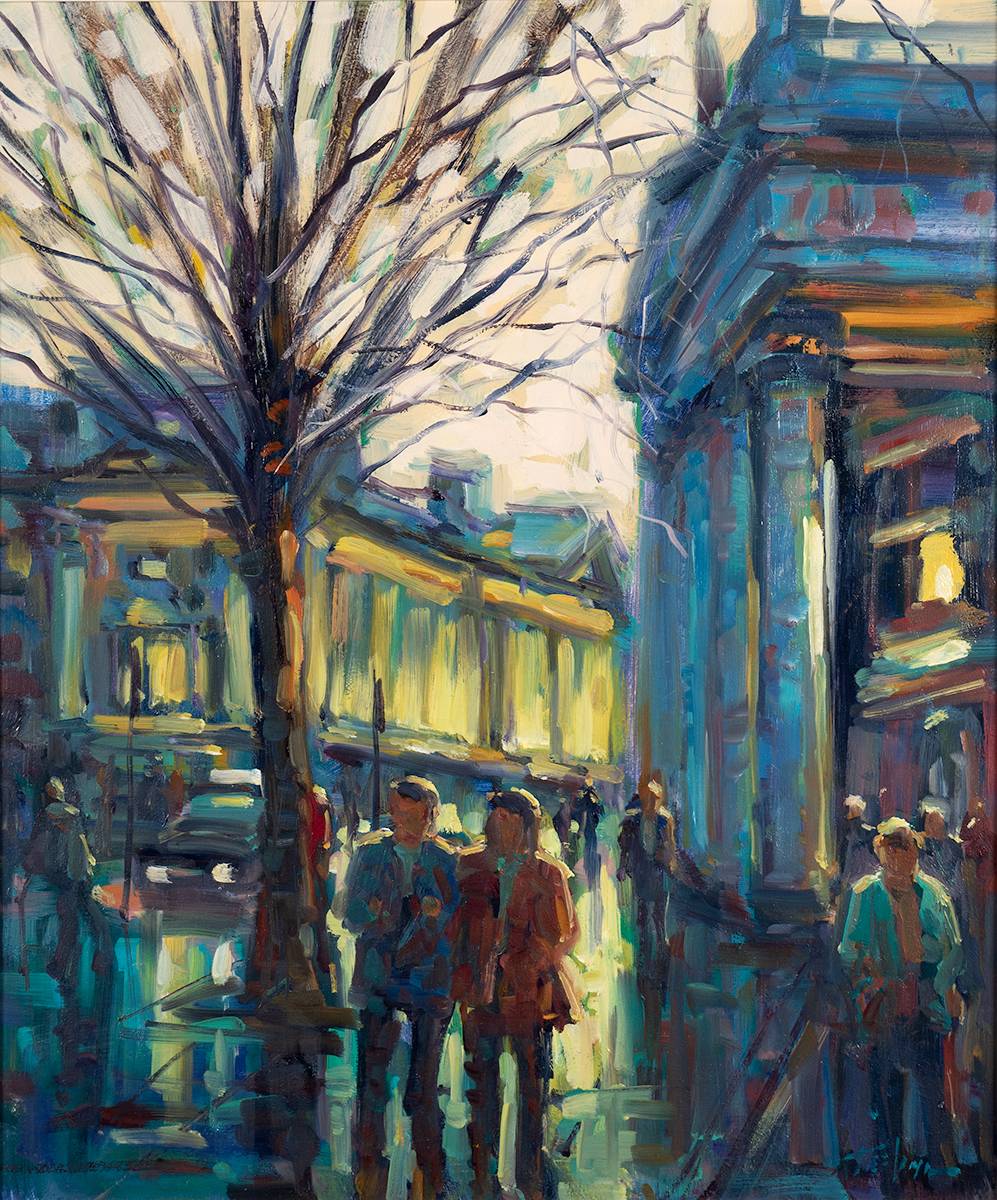 WESTMORELAND STREET, DUBLIN by Norman Teeling sold for 800 at Whyte's Auctions