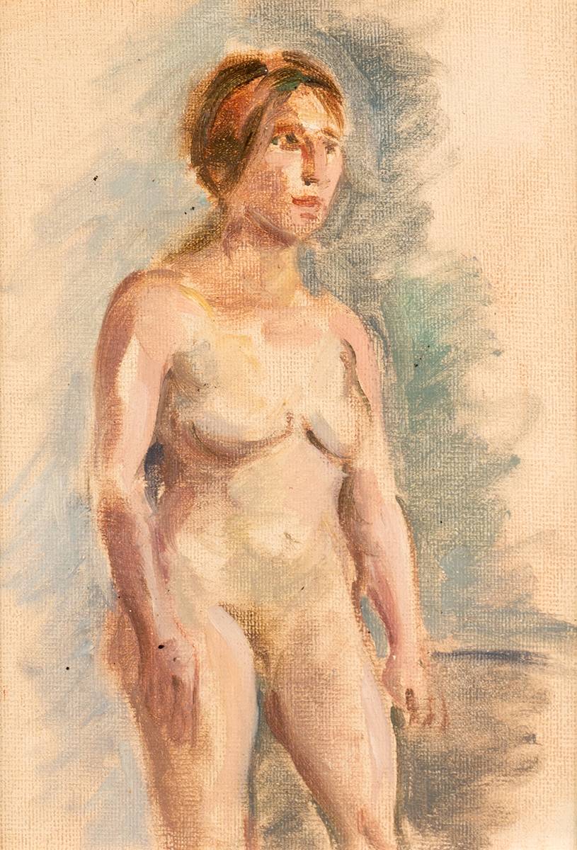 STANDING NUDE by Stella Steyn sold for 190 at Whyte's Auctions