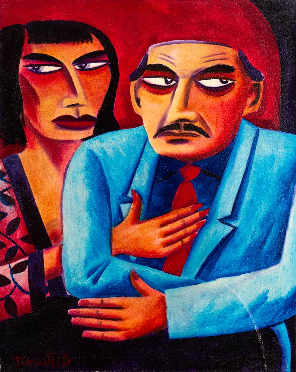 MAN AND WOMAN by Graham Knuttel (b.1954) at Whyte's Auctions