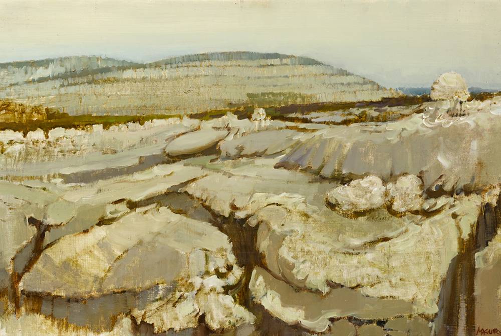 THE BURREN, COUNTY CLARE by Cecil Maguire RHA RUA (1930-2020) at Whyte's Auctions