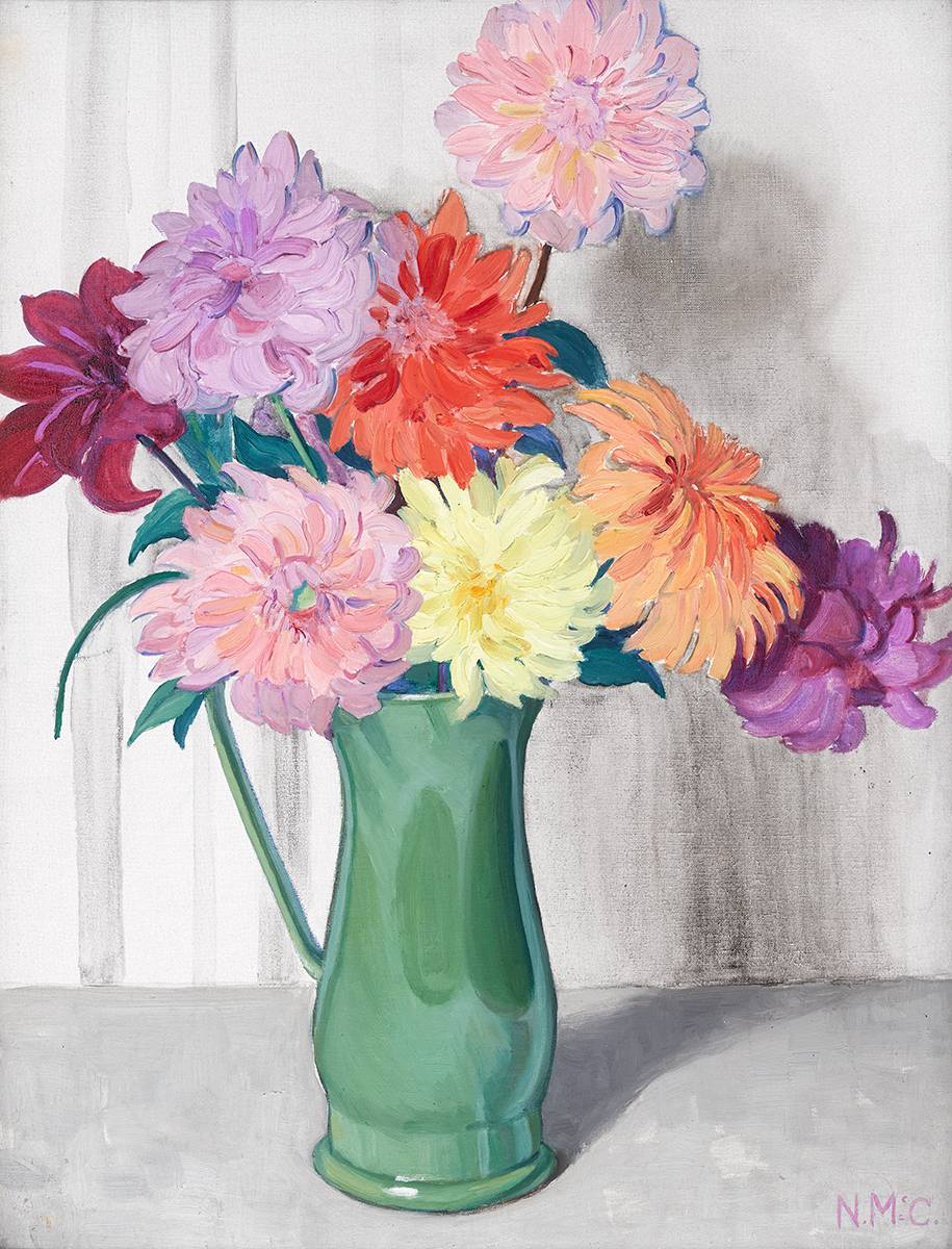 STILL LIFE WITH FLOWERS by Nettie McCormick (fl. 1907-1932)  at Whyte's Auctions