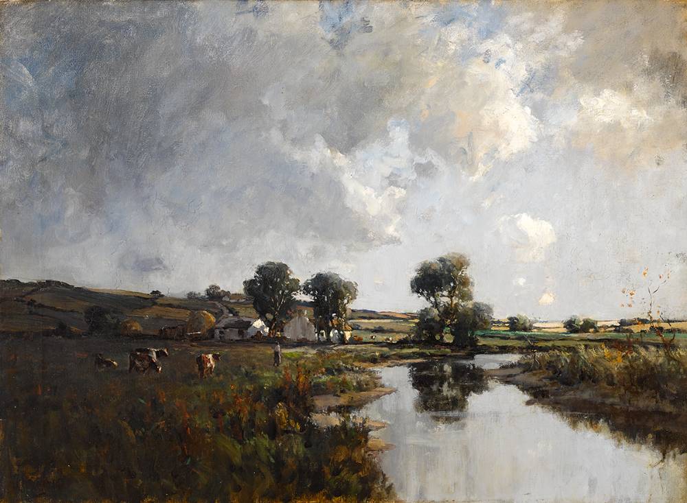 A FARM IN THE GLENS, COUNTY ANTRIM by James Humbert Craig RHA RUA (1877-1944) at Whyte's Auctions