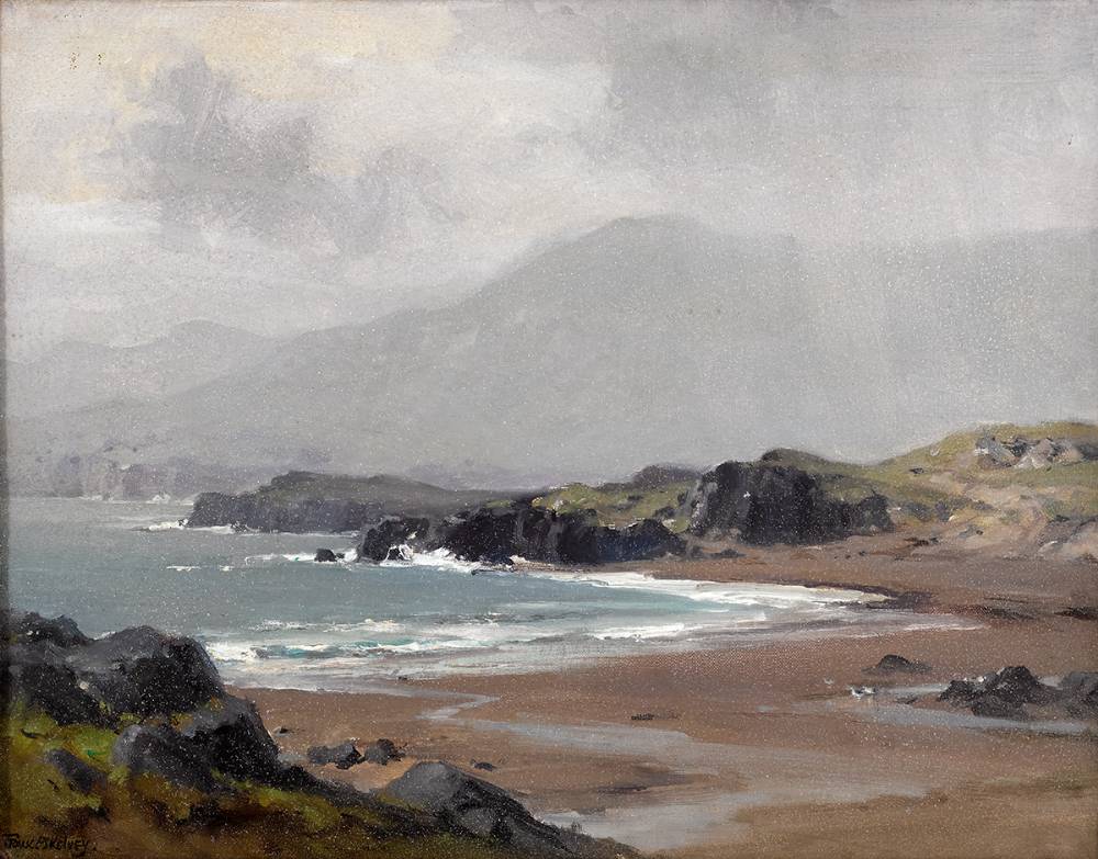 RAIN, GLEN BAY, COUNTY DONEGAL by Frank McKelvey RHA RUA (1895-1974) at Whyte's Auctions