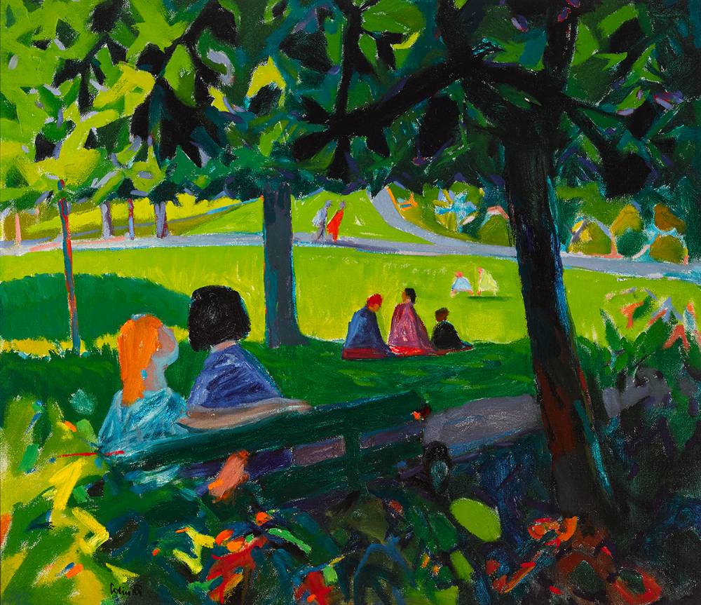 THE PARK: COLERAINE, 1956 by Colin Middleton sold for €44,000 at Whyte's Auctions