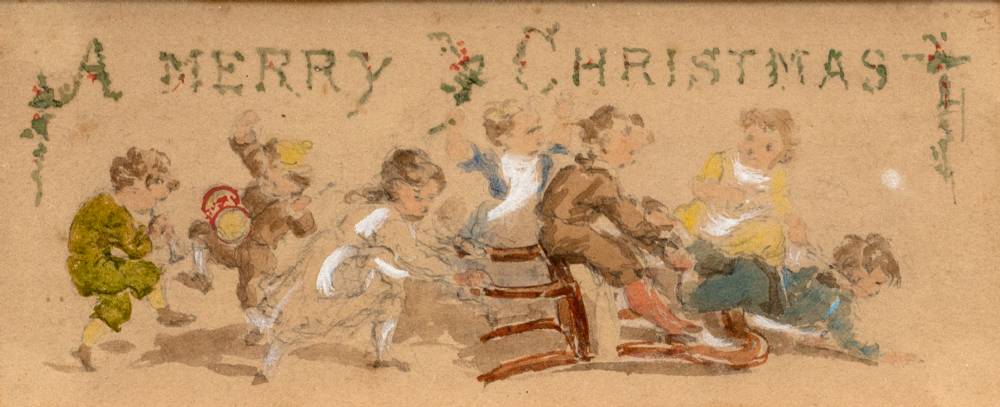 A MERRY CHRISTMAS by Samuel McCloy (1831-1904) at Whyte's Auctions