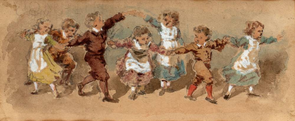 CHRISTMAS CARD by Samuel McCloy (1831-1904) at Whyte's Auctions