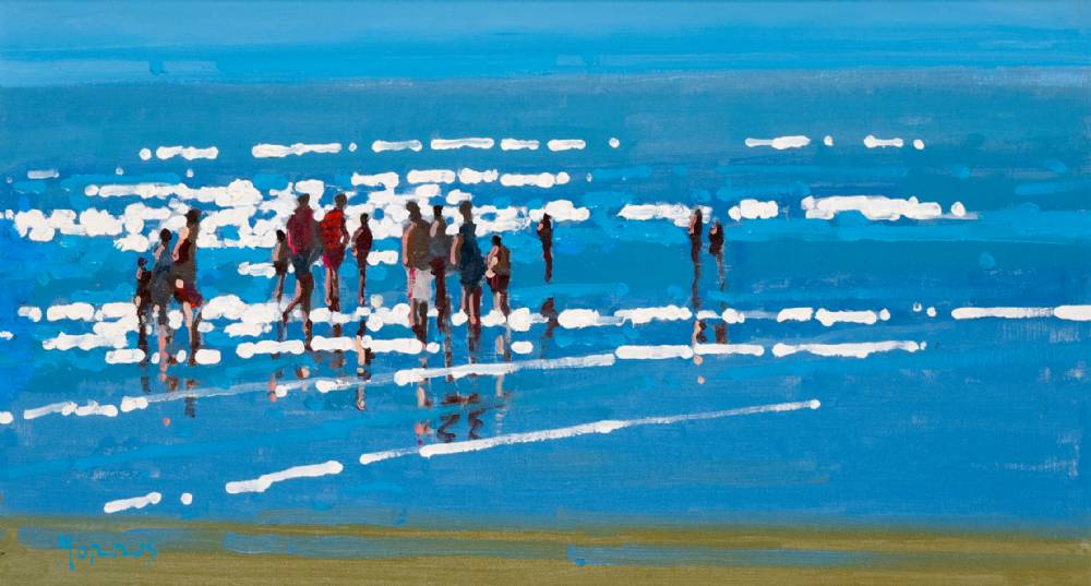 ALONG THE SHORE by John Morris (b.1958) at Whyte's Auctions