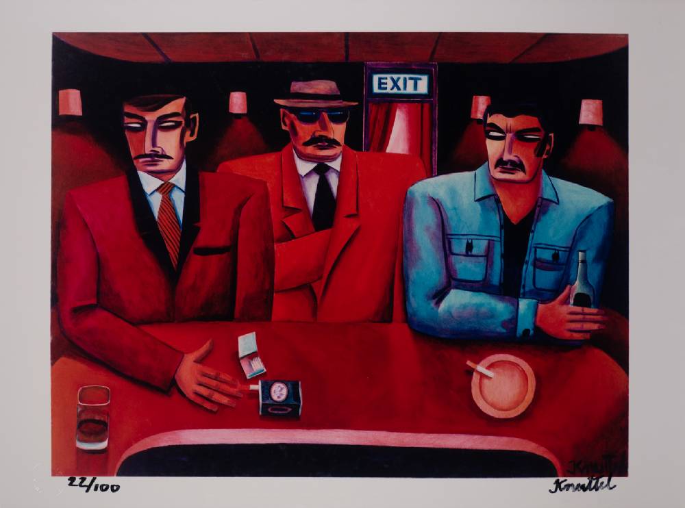 CLUB SCENE by Graham Knuttel (b.1954) at Whyte's Auctions