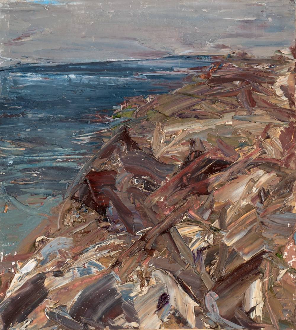 COASTAL SCENE, 1993 by Mary Lohan sold for 300 at Whyte's Auctions