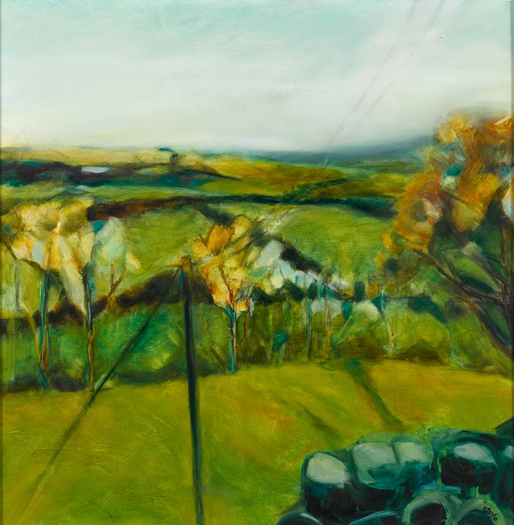 ROUND BALES, OCTOBER, CAVAN, 2007 by Michelle Boyle  at Whyte's Auctions