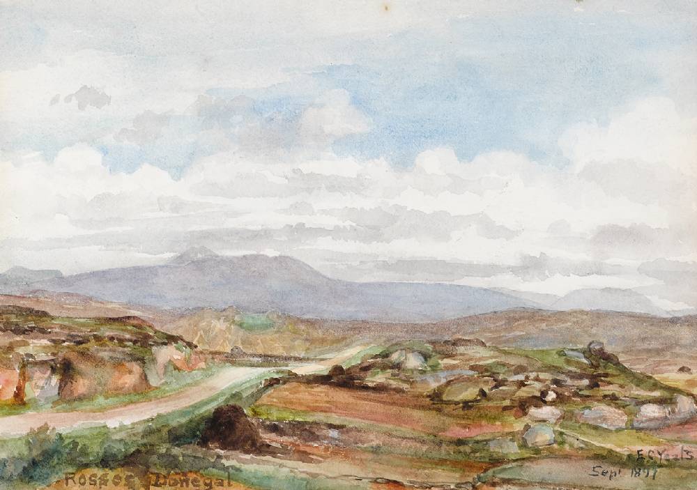 ROSSES, DONEGAL, 1897 by Elizabeth Corbet 'Lolly' Yeats sold for 1,200 at Whyte's Auctions