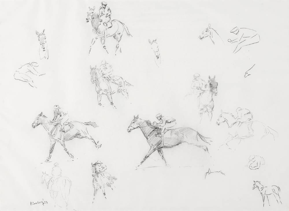 SKETCHES, 1973 by Peter Curling sold for 800 at Whyte's Auctions