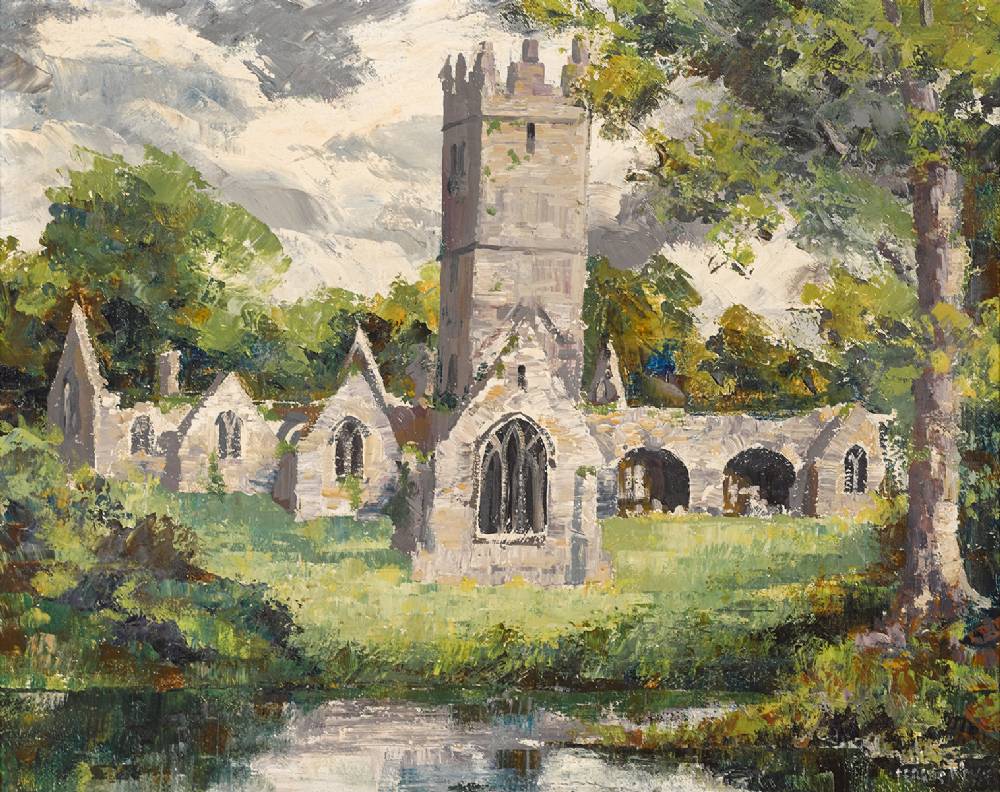 FRANCISCAN FRIARY, ADARE, COUNTY LIMERICK by Fergus O'Ryan sold for 620 at Whyte's Auctions