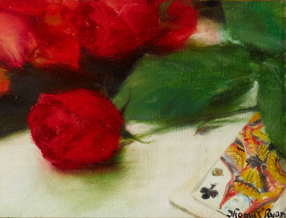 ROSE AND THE QUEEN OF CLUBS, 1990 by Thomas Ryan PPRHA (1929-2021) at Whyte's Auctions
