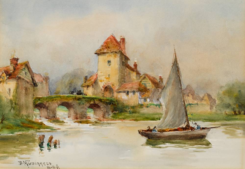 GREZ SUR-LOING, FRANCE by William Bingham McGuinness RHA (1849-1928) at Whyte's Auctions