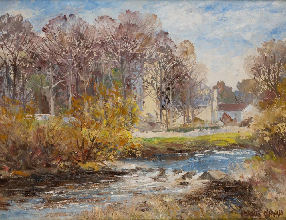 RIVER SCENE by Fergus O'Ryan RHA (1911-1989) at Whyte's Auctions