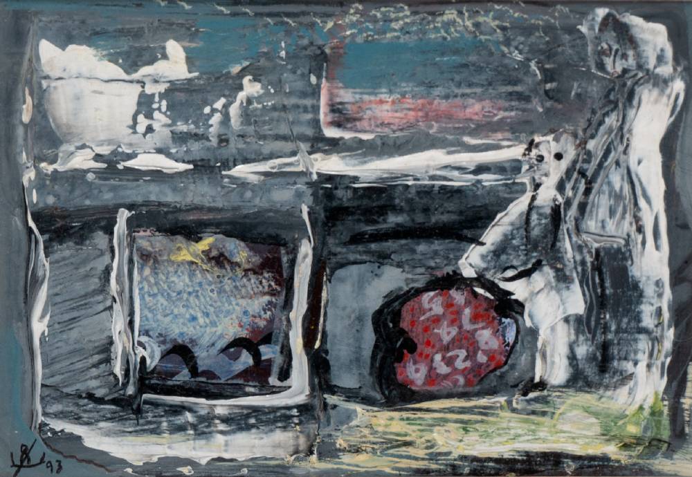 ABSTRACT WITH FIGURE, 1993 by John Kingerlee (b.1936) at Whyte's Auctions